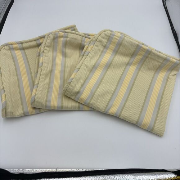 Pottery Barn Striped Pillow Cover 20" x 20" 100% Cotton- Set Of 3 - Picture 1 of 8